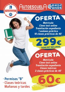 Nuevas ofertas Permisos B